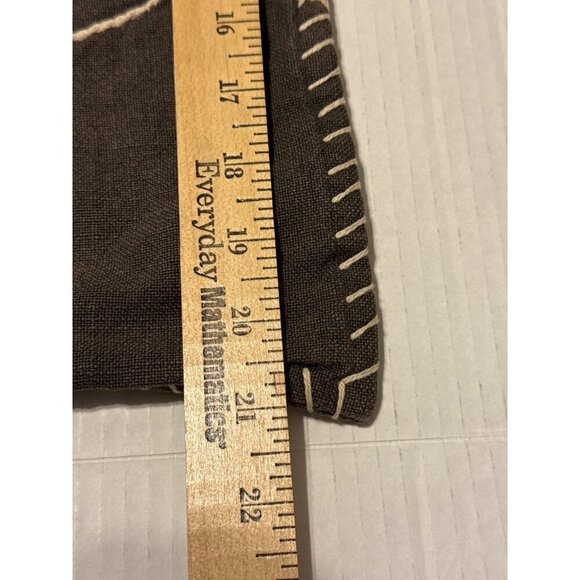 2 Pottery Barn Grey Moroccan Tile Embroidered Pillows Shams 22X22 - Picture 9 of 11